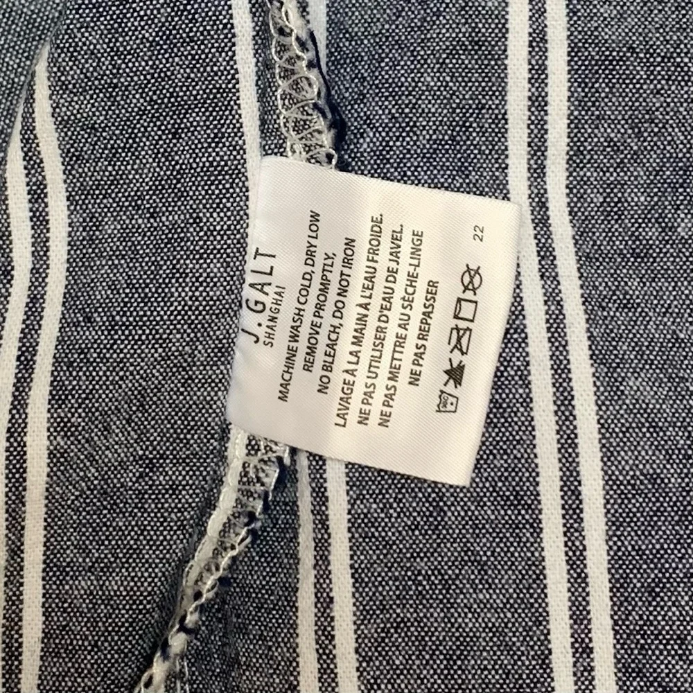 Brandy Melville Blue & White Striped Tilden Pant - Picture 11 of 12